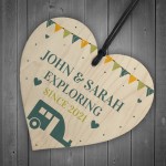 Personalised Caravan Sign Hanging Door Plaque Retirement Gift