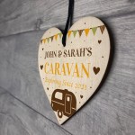 Personalised Caravan Decor Hanging Door Plaque Retirement Gift