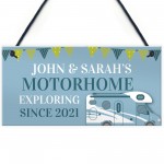 Personalised Motorhome Sign Novelty Caravan Campervan Decor