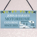 Personalised Motorhome Sign Novelty Caravan Campervan Decor