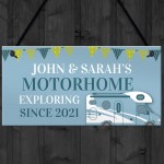 Personalised Motorhome Sign Novelty Caravan Campervan Decor