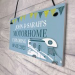 Personalised Motorhome Sign Novelty Caravan Campervan Decor