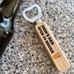 Personalised Bottle Opener For Bar Dad Uncle Brother Gift