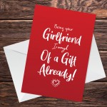 Anniversary Card For Boyfriend Funny A6 Card Novelty Birthday