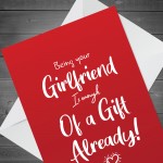 Anniversary Card For Boyfriend Funny A6 Card Novelty Birthday