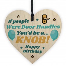 Funny Rude Birthday Gifts For Him Novelty Wooden Heart Gifts