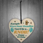 Funny Rude Birthday Gifts For Him Novelty Wooden Heart Gifts