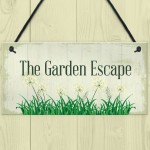 The Garden Escape Novelty Hanging Garden Home Decor Sign Gift