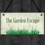 The Garden Escape Novelty Hanging Garden Home Decor Sign Gift