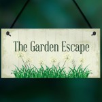 The Garden Escape Novelty Hanging Garden Home Decor Sign Gift