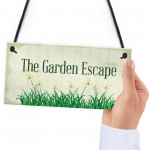 The Garden Escape Novelty Hanging Garden Home Decor Sign Gift