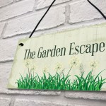 The Garden Escape Novelty Hanging Garden Home Decor Sign Gift