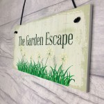 The Garden Escape Novelty Hanging Garden Home Decor Sign Gift