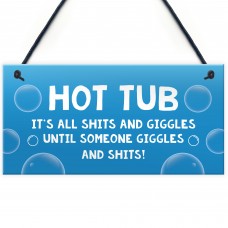 Hot Tub Garden Plaques Funny Hanging Signs For Hot Tub Home