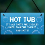 Hot Tub Garden Plaques Funny Hanging Signs For Hot Tub Home