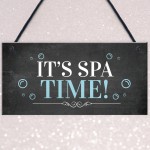 Home Hot Tub Hanging Sign Novelty Lazy Spa Decor Signs