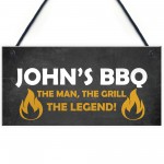 BBQ Signs And Plaques For Outdoor Personalised Garden Sign