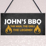 BBQ Signs And Plaques For Outdoor Personalised Garden Sign