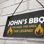 BBQ Signs And Plaques For Outdoor Personalised Garden Sign