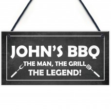 Personalised BBQ Signs And Plaque For Outdoor Funny Gift For Men