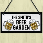 Bar Signs For Home Bar Personalised Beer Garden Sign Any Name