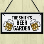 Bar Signs For Home Bar Personalised Beer Garden Sign Any Name