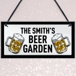 Bar Signs For Home Bar Personalised Beer Garden Sign Any Name