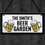 Bar Signs For Home Bar Personalised Beer Garden Sign Any Name