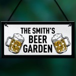 Bar Signs For Home Bar Personalised Beer Garden Sign Any Name