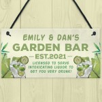 Bar Signs For Home Bar Personalised Garden Sign Any Name Funny