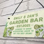 Bar Signs For Home Bar Personalised Garden Sign Any Name Funny