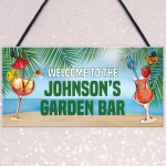 Garden Signs And Plaques Funny Home Bar Sign Personalised Shed