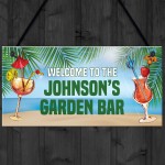 Garden Signs And Plaques Funny Home Bar Sign Personalised Shed
