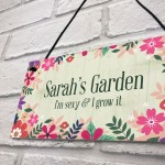 Personalised Garden Signs And Plaques For Outside Funny