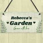 Personalised Garden Sign Shed Plaque Summer House Sign Outdoor