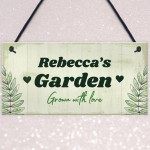 Personalised Garden Sign Shed Plaque Summer House Sign Outdoor