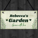 Personalised Garden Sign Shed Plaque Summer House Sign Outdoor