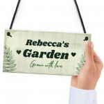 Personalised Garden Sign Shed Plaque Summer House Sign Outdoor