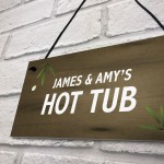 Personalised Garden Sign Hot Tub Plaque Summer House Sign