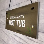 Personalised Garden Sign Hot Tub Plaque Summer House Sign