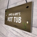 Personalised Garden Sign Hot Tub Plaque Summer House Sign