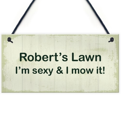 Garden Signs For Outdoor Personalised Lawn Sign Funny Gift