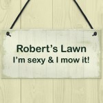 Garden Signs For Outdoor Personalised Lawn Sign Funny Gift