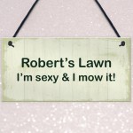 Garden Signs For Outdoor Personalised Lawn Sign Funny Gift