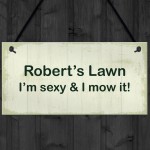 Garden Signs For Outdoor Personalised Lawn Sign Funny Gift