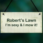 Garden Signs For Outdoor Personalised Lawn Sign Funny Gift