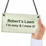 Garden Signs For Outdoor Personalised Lawn Sign Funny Gift