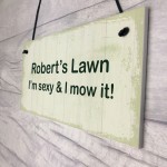 Garden Signs For Outdoor Personalised Lawn Sign Funny Gift