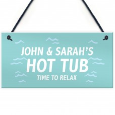 Hot Tub Signs And Plaques For Outdoors Hanging Garden Plaque