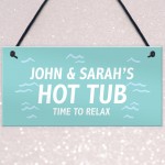Hot Tub Signs And Plaques For Outdoors Hanging Garden Plaque